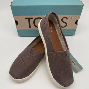 ☆☆HOT DEAL☆☆TOMS ALPARGATA ASH CANVAS US YOUTH SIZE 2